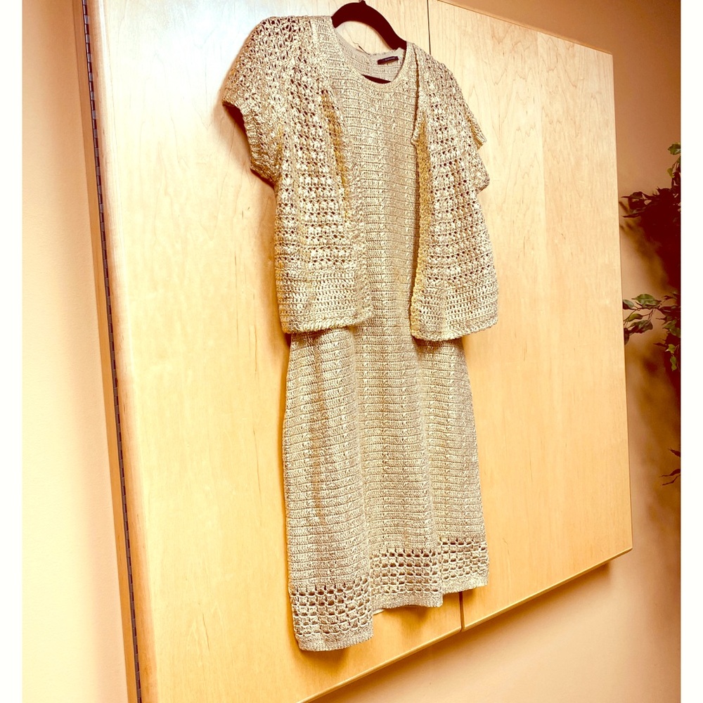 Elie Tahari 2-pc dress and cardi set.